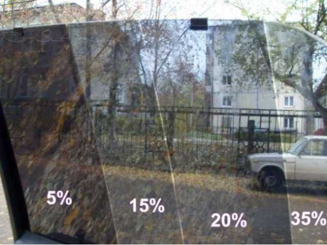 Как выглядит тонировка 75%, 50, 40, 30, 15% на автомобиле - гост