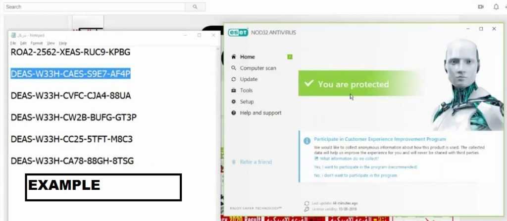 Eset nod32 antivirus license key [2023-2024]