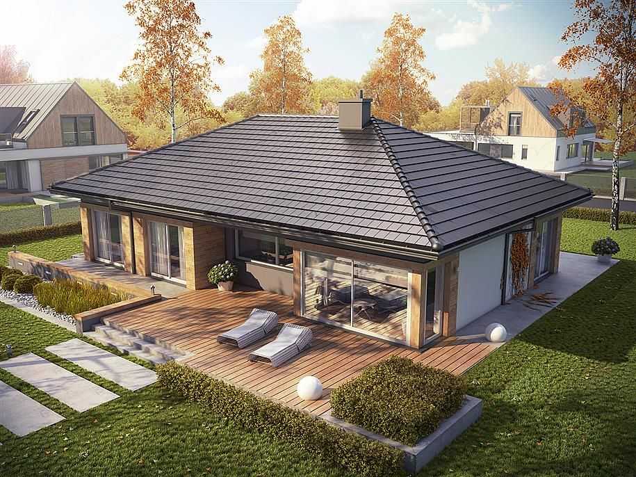 Gotowy projekt domu 
            d41 - kasia wersja drewniana